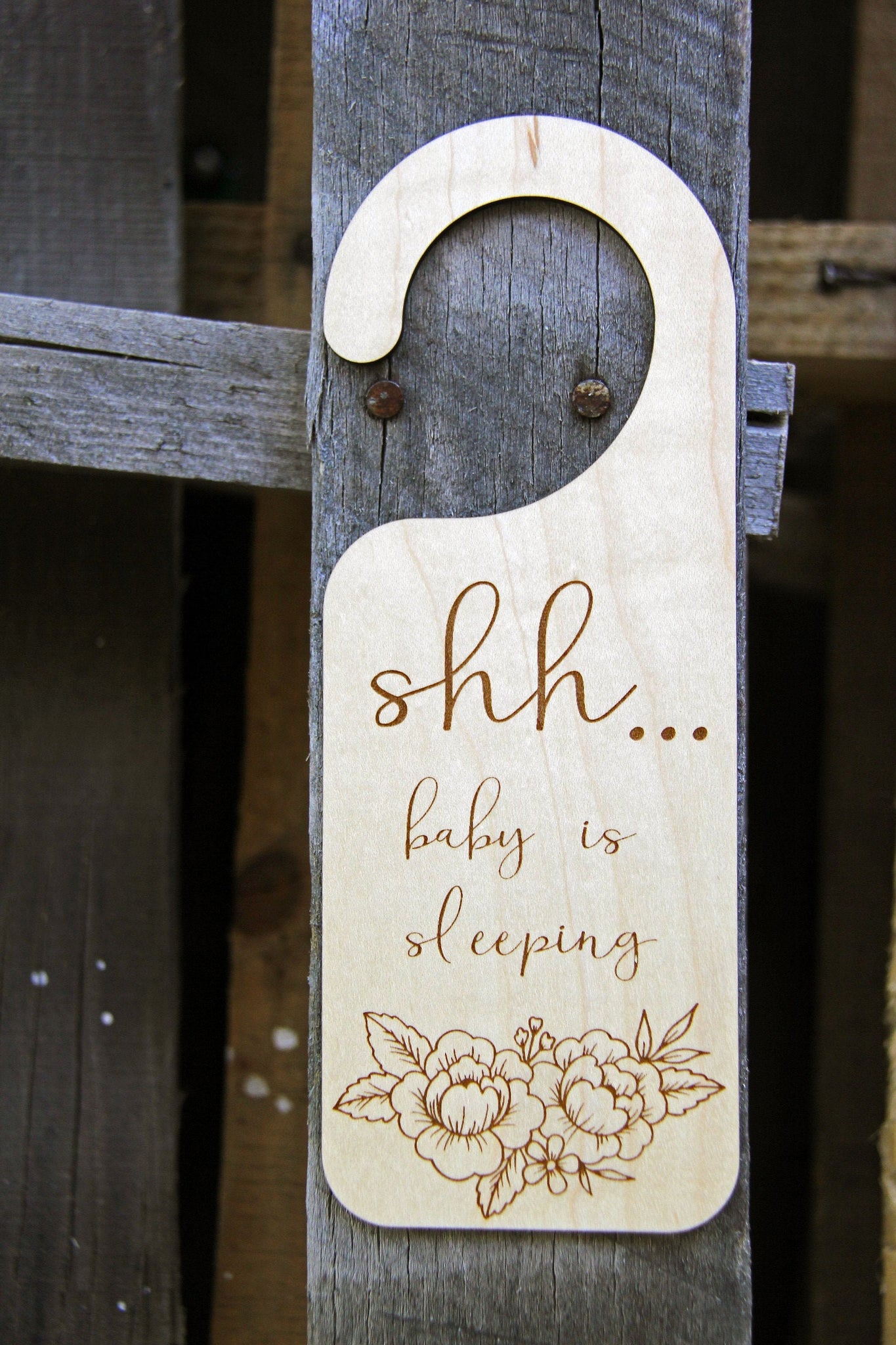 Baby Sleeping Door Hanger